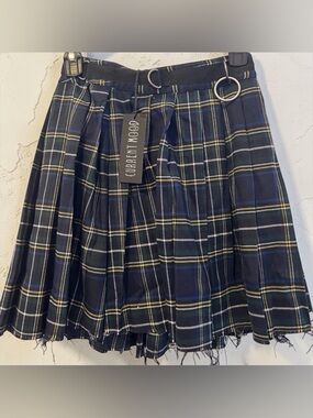 Current Mood Plaid Skirt NWT